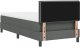 vidaXL Łóżko z materacem ciemnoszare 100x200 cm materiał 9