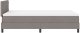 vidaXL Łóżko skrzyniowe z materacem taupe 120x200 cm Tkanina 9