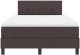 vidaXL Łóżko Box Spring z materacem Brązowe 120x190 cm Tkanina 8