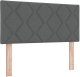 vidaXL Łóżko Box Spring z Materacem Ciemnoszary 100x200 cm Tkanina 7