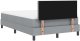 vidaXL vitaXL łóżko sprężynowe z materacem jasnoszary 120x200 cm tkanina 10