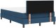vidaXL Łóżko typu box spring z materacem Niebieskie 120x200 cm Tkanina 10