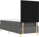 vidaXL Łóżko z materacem Ciemnoszare 80x200 cm Tkanina 10
