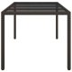vidaXL Stół jadalniany Brązowy 190x90x75 cm Polirattan 6