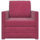 vidaXL Sofa Łóżko 2-w-1 Czerwony Wino 74x77x81 cm Aksamit 7