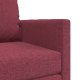 vidaXL Sofa łóżko 2 w 1 Czerwony winny 74x77x81 cm Tkanina 10