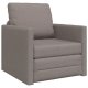 vidaXL Sofa łóżko 2 w 1 taupe 74x77x81 cm tkanina 3