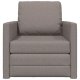 vidaXL Sofa łóżko 2 w 1 taupe 74x77x81 cm tkanina 7