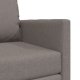 vidaXL Sofa łóżko 2 w 1 taupe 74x77x81 cm tkanina 10