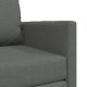 vidaXL Sofa na Boże Narodzenie 2 w 1 Ciemnoszara 74x77x81 cm Tkanina 10