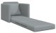 vidaXL Sofa łóżko 2 w 1 jasnoszare 74x77x81 cm Tkanina 6