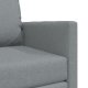 vidaXL Sofa łóżko 2 w 1 jasnoszare 74x77x81 cm Tkanina 10