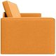 vidaXL Sofa na Podłogę 2 w 1 Ciemnożółta 245x150x60.5 cm Tkanina 8