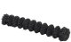 vidaXL Płot Wspornikowy Szary 1x10 m Stal 3