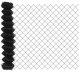 vidaXL Płot Wspornikowy Szary 1x10 m Stal 6