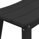 vidaXL vidaXL Stołki Barowe 2 sztuki Czarne HDPE 8