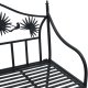 vidaXL Vintage Metal Bench Czarny Stal malowana proszkowo Standard 7
