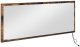 vidaXL Lustro łazienkowe LED Dąb dymny 90x8,5x37 cm Materiał drewnopochodny 2