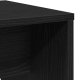 vidaXL Stołek do toaletki Czarny dąb 70x35x45 cm Drewno inżynieryjne 8