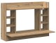 Biurko vidaXL Czarne 105 cm x 48 cm 3