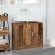 vidaXL Szafka pod umywalkę Stare Drewno 63x29x55 cm Lite drewno 5