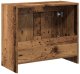 vidaXL Szafka pod umywalkę Stare Drewno 63x29x55 cm Lite drewno 9