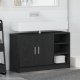 vidaXL Cabinet umywalkowy czarny dąb 90x29x55 cm Drewno inżynieryjne 5