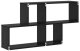 vidaXL Półka na ścianę Czarny Dąb 100x20x53 cm Drewno Inżynieryjne 8