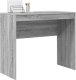 vidaXL Biurko do pisania Szare Sonoma Drewno techniczne 90 x 40 x 76 cm 2