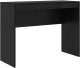 Biurko vidaXL Czarne 100 cm x 40 cm 2