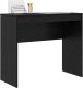 Biurko vidaXL Czarne 90 cm x 40 cm 3