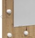 vidaXL Toaletka z lustrem Dąb rzemieślniczy MDF, Szkło 60 x 31.5 x 62 cm 10
