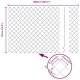 Ogrodzenie siatkowe Zielone 0.4x10 m Stal 9