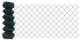 Ogrodzenie łańcuchowe Zielone 0.6x10 m Stal 5
