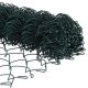Ogrodzenie łańcuchowe Zielone 0.6x10 m Stal 8