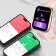 Smartwatch Zegarek Damski Menu PL Rozmowy Smart Watch Sport Puls 3 Paski 4