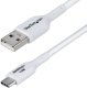 Kabel USB StarTech USB-A - USB-C 3 m Biały (USB2AC3MNCWHE) 1