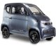 Czterokołowiec lekki, skuter elektryczny zabudowany z dachem MICRO CAR BILI BIKE SIGMA 4 GEL szary-ciemne wnętrze 1