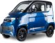 Czterokołowiec lekki, skuter elektryczny zabudowany z dachem MICRO CAR BILI BIKE SIGMA 4 GEL niebieski-jasne wnętrze 1