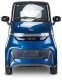 Czterokołowiec lekki, skuter elektryczny zabudowany z dachem MICRO CAR BILI BIKE SIGMA 4 GEL niebieski-jasne wnętrze 2