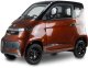 Czterokołowiec lekki, skuter elektryczny zabudowany z dachem MICRO CAR BILI BIKE SIGMA 4 GEL brązowy-ciemne wnętrze 1