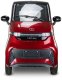Czterokołowiec lekki, skuter elektryczny zabudowany z dachem MICRO CAR BILI BIKE SIGMA 4 LIT LiFePO4 czerwony jasne wnętrze 2