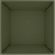 vidaXL Donica Metalowa Oliwkowa Metal 50 x 50 x 15 cm 6