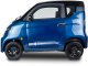 Czterokołowiec lekki, skuter elektryczny zabudowany z dachem MICRO CAR BILI BIKE SIGMA 4 LIT LiFePO4 niebieski ciemne wnętrze 4