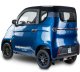 Czterokołowiec lekki, skuter elektryczny zabudowany z dachem MICRO CAR BILI BIKE SIGMA 4 LIT LiFePO4 niebieski ciemne wnętrze 5