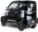 Czterokołowiec lekki, skuter elektryczny zabudowany z dachem MICRO CAR BILI BIKE SIGMA 4 LIT LiFePO4 czarny jasne wnętrze 5