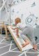 Domowy plac zabaw Sweet Plus różowy | Montessori | bujak + zjeżdżalnia 2w1 2