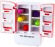 Lodówka Zabawkowa Dla Dzieci Owoce Soki Światła Dźwięki Różowa LEAN Toys 3