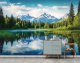 Fototapeta 3D Góry Las Jezioro Sypialnia Salon Tapeta Flizelina 350X250 1