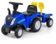 Jeździk odpychacz traktor z przyczepką i funkcjami dźwiękowymi oraz świetlnymi NEW HOLLAND niebieski 1